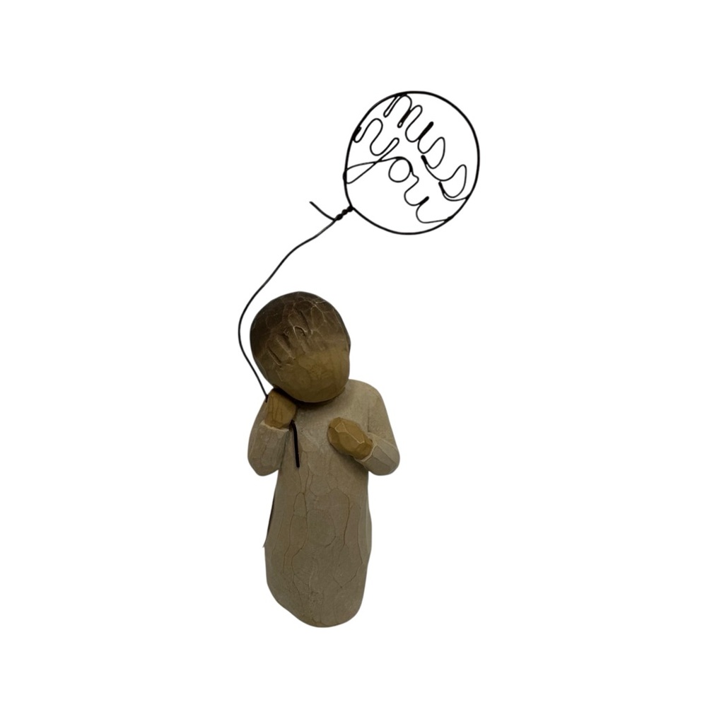 Willow Tree Miss You Figurine Balloon Giftable Sentimental Decor 3.5in